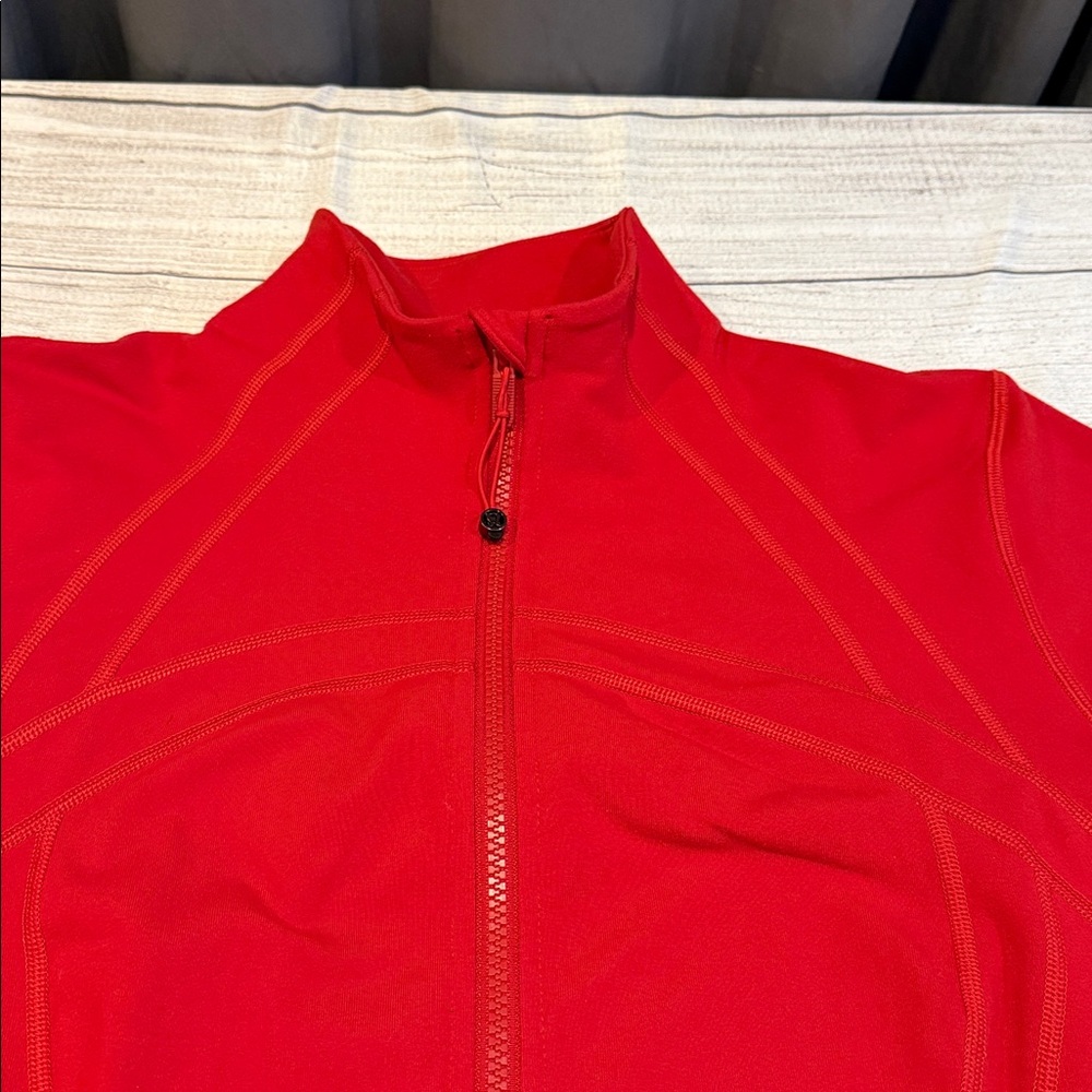 🍋Women’s Lululemon Define Jacket ❤️RARE❤️Size 16 Dark Red W4AWKS🍋 - Picture 5 of 16